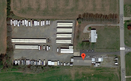 Google map satellite view of precision storage